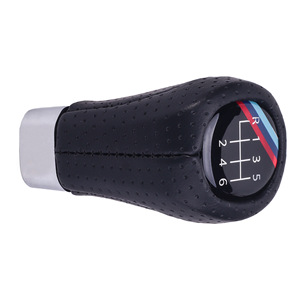 Pomo de Palanca de Cambios BMW de Cuero, 5 y 6 Velocidades, Ergonómico, para Transmisión Manual, Pieza de Repuesto - Product Image 1