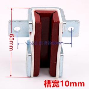 Patins de guidage d'ascenseur 3600AP en acier 65mm x 87mm, patins auxiliaires pour rail principal de contrepoids, pour pièces d'ascenseur Schindler - Product Image 4