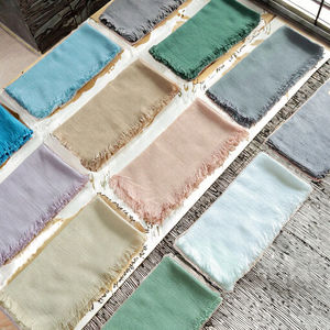 Servilletas de Mesa Rectangulares Tejidas a Crochet, Manteles Individuales de Punto, Logotipo Personalizado al por Mayor, Decoración para Bodas y Hogar, Fabricante OEM, Algodón y Lino - Product Image 3