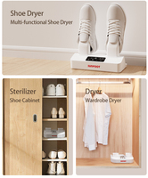 Sèche-chaussures électrique portable avec minuterie pour chaussures de ski, bottes, chaussures, avec fonction de déshumidification et d'ozone