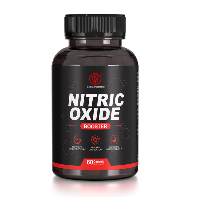 Private Label Nitric Oxide Booster Supplements Natural Dietary Capsule Supplement Energy Muscle Growth Health Support Adult 60