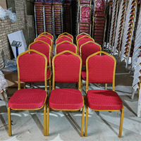 Échantillon Gratuit - Chaises de Banquet Empilables Modernes en Métal pour Mariages, Fêtes et Hôtels - Vente en Gros