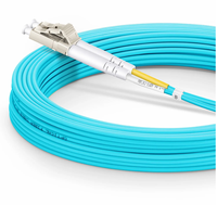 15m/49ft OM3 LC SC UPC Câble Fibre Optique Multimode 50/125μm Duplex LSZH Pour Réseau Data Center