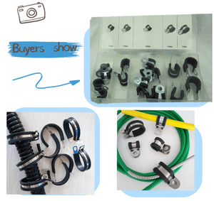 Abrazadera <span class=keywords><strong>de</strong></span> manguera aislada <span class=keywords><strong>de</strong></span> <span class=keywords><strong>hierro</strong></span> galvanizado acolchado <span class=keywords><strong>de</strong></span> goma tipo P <span class=keywords><strong>de</strong></span> <span class=keywords><strong>precio</strong></span> bajo <span class=keywords><strong>de</strong></span> alta calidad - Product Image 5