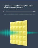 Panneaux acoustiques en mousse de polyuréthane 50 mm, ondulés, ignifuges, insonorisants, sur mesure, OEM, vente en gros, fourniture directe usine