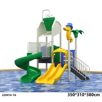 2024 nouvel équipement de parc aquatique pour enfants Offre Spéciale pour équipement de jeu aquatique utilisé toboggan de piscine