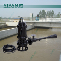 Pompe submersible avec aérateur pour le traitement des eaux usées et l'aération par tube Venturi