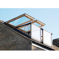 Lanterne de toit Fenêtre Balcon Conversion de grenier Puits de lumière Fenêtre de toit ouvrante
