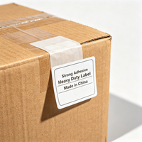 Étiquettes autocollantes personnalisées en papier recyclé, impression de marque, pour boîtes de vente au détail, résistantes à l'eau, découpées à la forme, rondes et robustes