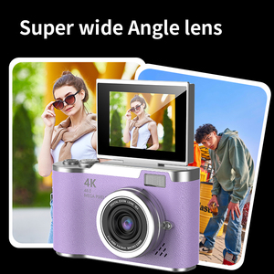 Appareil photo numérique rétro CCD DLC, ultra-haute définition, avec couvercle rabattable, <span class=keywords><strong>image</strong></span> 4K ultra-claire, portable pour les étudiants et les voyages sur le campus - Product Image 6