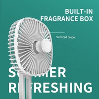 Ventilateur de table portable YouNiMei rechargeable par USB, pliable, facile à ranger, design télescopique, en plastique, pour utilisation en extérieur, en voiture et en camping-car