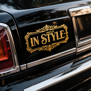 Custom PVC <b>Car</b> <b>Decals</b> Removable Vehicle Bumper Sticker with Business Logo Printed Advertise Signs - Product Image 5