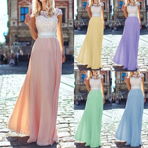 Vestidos de <span class=keywords><strong>las</strong></span> señoras de Verano de 2020 sin espalda de encaje vestido de noche <span class=keywords><strong>a</strong></span> <span class=keywords><strong>las</strong></span> damas Nuevo Fiesta de vestido para dama - Product Image 6
