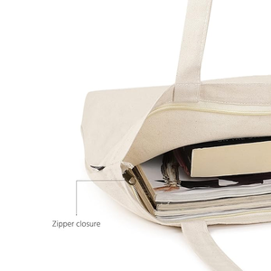 Bolso Tote de algodón estilo bohemio con logotipo personalizado al por mayor, MOQ bajo, respetuoso con el medio ambiente, Bolso Tote impreso personalizado reutilizable, proveedor a granel - Product Image 2