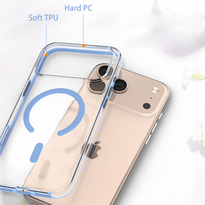 <span class=keywords><strong>เคส</strong></span>โทรศัพท์คริสตัลแข็ง PC สำหรับ <span class=keywords><strong>iPhone</strong></span> 18 Pro Max ฝาหลังแม่เหล็กแข็งแรงสำหรับ <span class=keywords><strong>iPhone</strong></span> 18 Pro 17 16 15 LN113 - Product Image 2