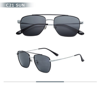 Lunettes de soleil professionnelles en alliage polarisé en métal Protection UV400 lunettes de soleil de sport légères pour le cyclisme pêche randonnée