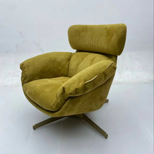 Fauteuils de salon luxueux et populaires avec base en métal, équipés de coussins moelleux, adaptés au salon et aux meubles d'hôtel - Product Image 4