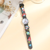 Nouvelle montre à quartz en silicone à motif de dessin animé pour enfants, garçons et filles