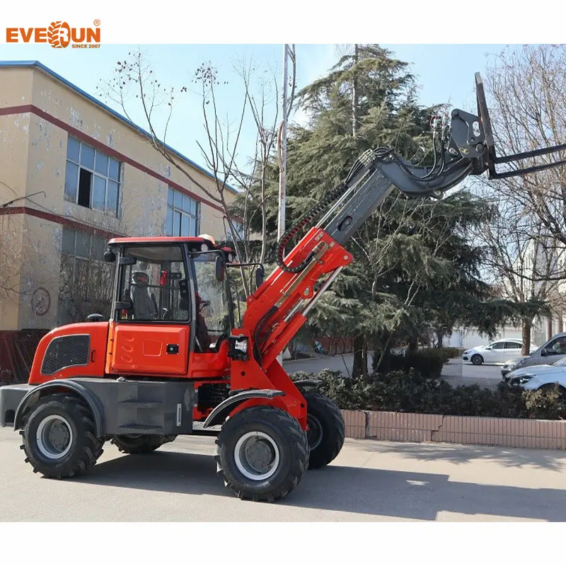 Everun China factory ER1500 Suitable for work in farm road small front telescopic mini wheel loader