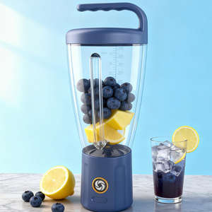 Licuadora portátil, máquina licuadora portátil, procesador de alimentos, batería, mini licuadoras, licuadora portátil rosa, molinillo - Product Image 3