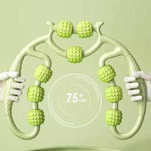 PINJIAN Anillo Rodillo Multiusos Relajación Muscular Hogar Fitness Yoga 9 Ruedas Pierna Abrazadera Masajeador - Product Image 5