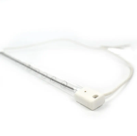 Lampes de fusion infrarouges Weili 220V 1500W, longueur 800mm, revêtement laiteux en quartz, lampe chauffante halogène pour imprimante à rayons X 24