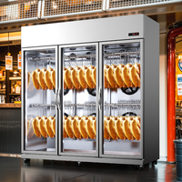 Armoire de séchage puissante en acier inoxydable avec affichage numérique pour viande de canard rôti et embryons, équipement de réfrigération