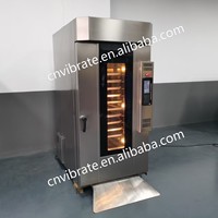 VBJX 32 Plateaux Équipement Industriel de Grande Taille pour la Cuisson du Pain de Boulangerie Machine à 64 Plateaux Four Rotatif
