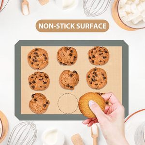 Tapete de Silicona para Hornear Galletas con Medidas, Antideslizante y Reutilizable, para la Encimera de la Cocina, para Pan y Galletas - Product Image 4