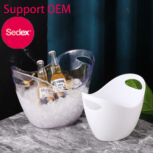 Indoor Custom plastica champagne acrilico Cooler di plastica per il ghiaccio per la birra - Product Image 2