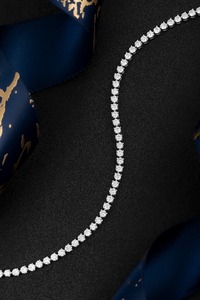 กำไลข้อมือเพชรทรงกลมเจียระไนแบบบริลเลียนท์ 2.95 กะรัต ทองคำขาว 14K แท้สั่งทำพิเศษ |   เพชรทรงกลมเจียระไนแบบบริลเลียนท์ CVD รับรองโดย IGI - Product Image 4