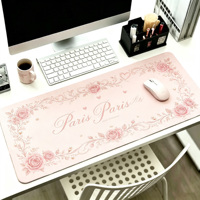 Tapis de souris en velours grainé, antidérapant, personnalisé en PVC, pour bureau et salle de planification
