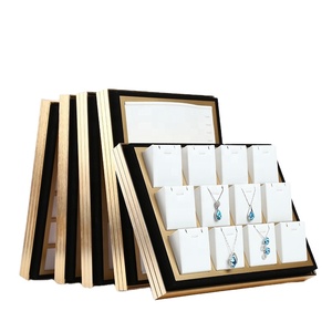 Digu New 12 Lưới Kim Loại Khung Vòng Trang Sức Khay Đồ Trang Sức Tổ Chức Đạo Cụ PU Da Đồ Trang Sức Mặt Dây Chuyền Vòng Đeo Tay Tấm Hiển Thị Khay - Product Image 1