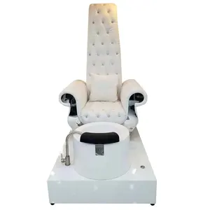 럭셔리 하이 백 킹의 페디큐어 의자 여왕 매니큐어 의자 발 마사지 공장 도매