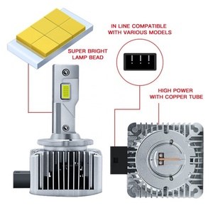 Phares LED XOVY haute puissance série D D1s D2s D3s D4s – Remplacement non destructif en ligne des phares Xénon HID d'origine - Product Image 3