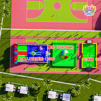 Parc de jeux gonflables géant certifié TUV, plus grand château gonflable, parc à thème gonflable, aire de jeux gonflable