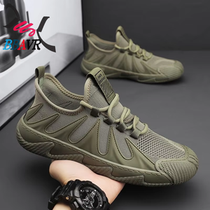 Zapatillas Deportivas Ligeras y Transpirables para Hombre, Diseño Antideslizante para Correr, Forro de Malla, Entresuela y Suela de PVC - Product Image 4