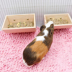 Caja de alimentación de conejo de madera ajustable para hámsteres, cobayas, chinchillas, otras mascotas pequeñas, cuenco colgante para conejo para alimentación - Product Image 4