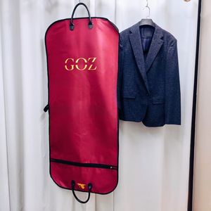 Premium 60*135CM Oxford Men <b>Garment</b> <b>Bag</b> Suit Cover Clothes <b>Bags</b> With Embroidery logo Waterproof Dust Cover <b>Bag</b> With PU Handle - Product Image 3