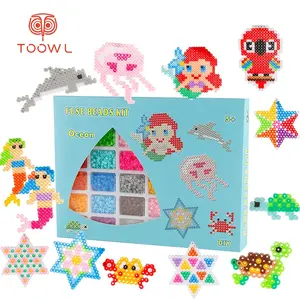 Fonte di origine all'ingrosso DTY bambini che cuciono giocattoli colorati giocattoli d'arte Hama Beads