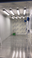 Cabine de pulvérisation de conteneur/cabine de peinture/cabine de pulvérisation de brûleur diesel peut être personnalisé