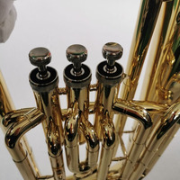 High Quality Brass Baritone Instruments with Gold Lacquer Finishing