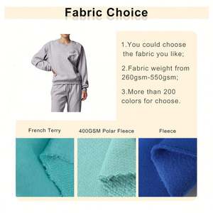 Offre Spéciale Français Terry Fleece Casual Solide Broderie Gym Épais Streetwear Fabricants Ras Du Cou À Capuche Femmes Sweat Personnalisé - Product Image 3