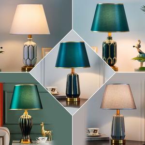 Nordic Luxury Ceramic Table Lamp for Home Simple Modern American Romantic Warm Wedding Bedside for Master Bedroom Living Room - Product Image 4
