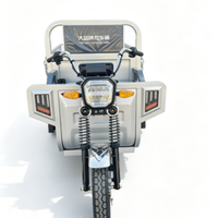 Tricycle utilitaire électrique pliable à trois roues avec cabine et benne basculante pour l'agriculture, capacité 500 kg, OEM