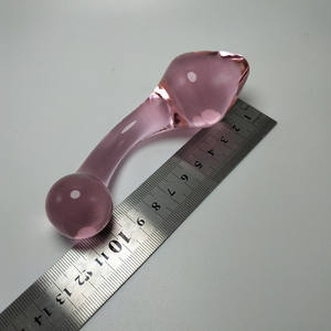 Juguetes Sexuales para Adultos, Dildo de Cristal para Mujeres, Tapón Anal de Cristal, Perlas Vaginales Rosadas, Bonito Tapón Anal - Product Image 3
