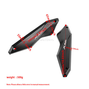 DANCARO, cubierta de parabrisas de motocicleta, barra decorativa de aluminio CNC para YAMAHA <span class=keywords><strong>XMAX</strong></span> 250 300, accesorios de piezas de Scooter - Product Image 6
