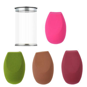 Pequeño Pudín 3 Cuchillo Cortado Sin Látex Agua-Convertirse en Polvo Más Grande Belleza Maquillaje Huevo Calabaza Gotas Esponja Polvo Puff Base - Product Image 5