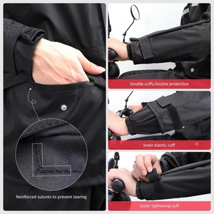 Traje Impermeable y Transpirable para Hombre y Mujer, Chaqueta y Pantalón Anti-tormenta para Motociclismo, Deportes al Aire Libre - Product Image 5