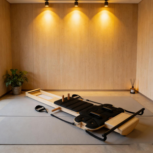 CZFIT Máquina de Pilates Reformer Plegable, Duradera, Ecológica, Ajustable y Portátil, Cama de Entrenamiento Multifuncional para el Hogar, Unisex - Product Image 6